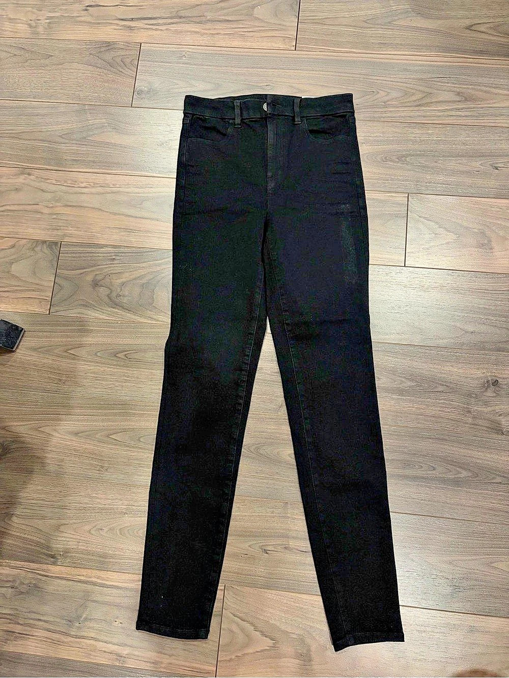 American Eagle Curvy Super Hi-Rise Jegging Black Skinny Jeans Waist 8 X-Long